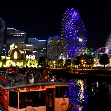 Dạo đêm Yokohama Bayside
