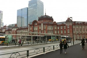 Outside of the Marunouchi South Exit