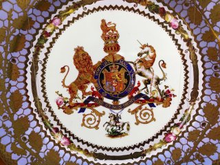 British porcelain plate