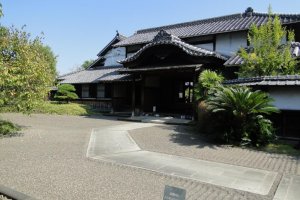 The exterior of the Kyu-Hosokawa samurai residence