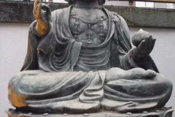 The seated Bodhisattva Kannon