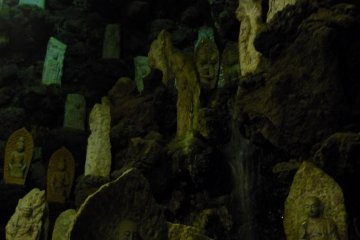 Lots of Statues in Kosanji Temple Cave