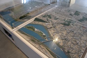 City models show the design of the area