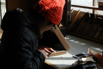 Fourth-generation craftsman in training