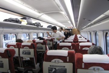 Train travel in Japan is a comfortable experience