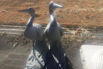 Decorative Crane Statues - I was told they are husband and wife