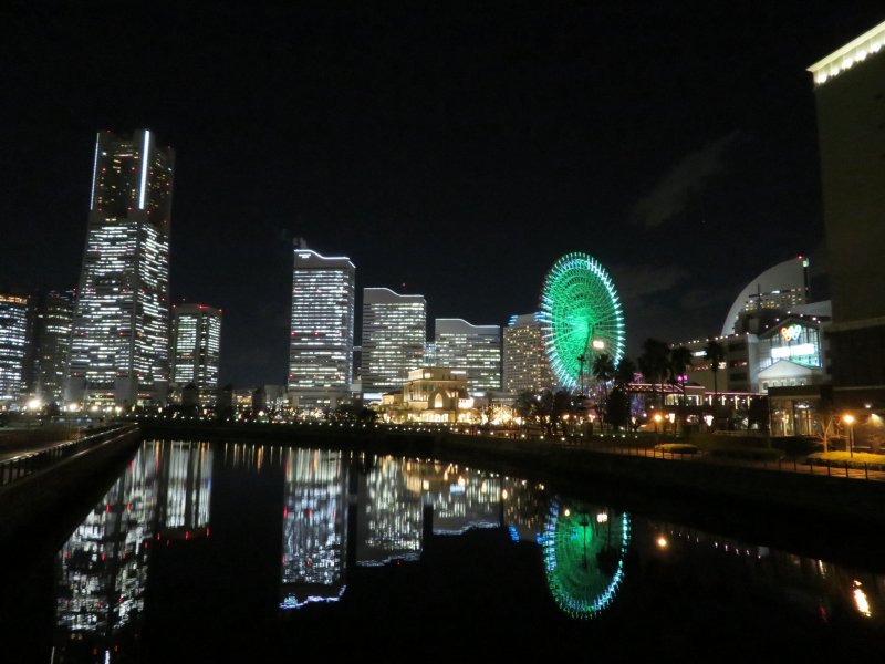 Yokohama night view just 15 minutes from hotel
