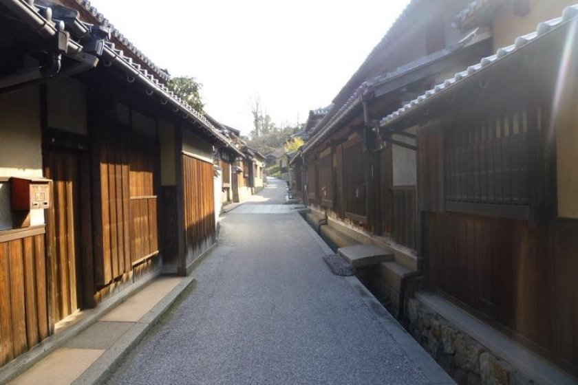 The streets of Kasashima, an ancient castle town