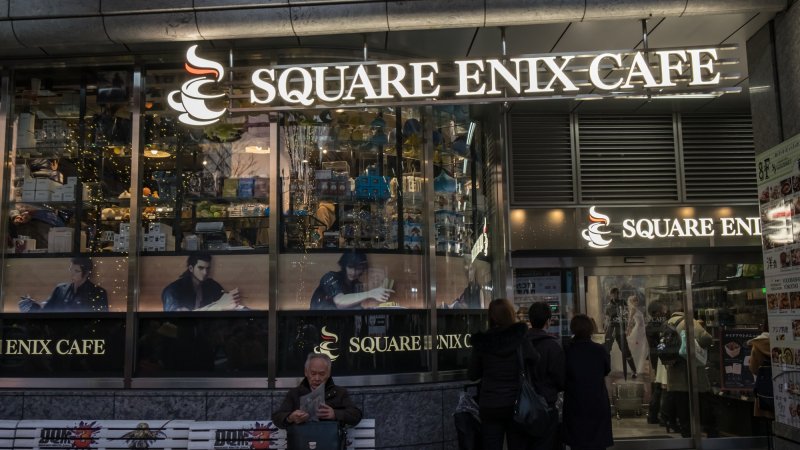 Square Enix Cafe, located on 1F of Yodobashi Akiba