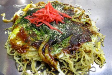 I liked Hiroshima okonomiyaki a lot!