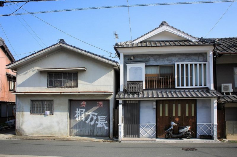 The Kirimancho sake brewery in Honai, Yawatahama
