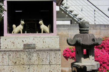 Китсунэ у храма