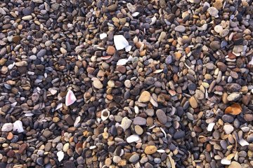 Sparse crowds make it a great spot for beach-combing activities. The sea shells are less trampled upon by visitors and you can collect a lot of varieties on the coastline.