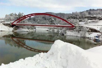 Yan-aizu in winter.