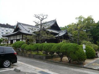 The main hall of Yu Jinja shrine