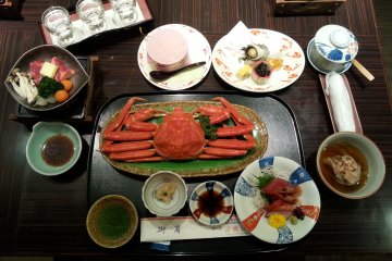 Traditional Japanese-styled dinner