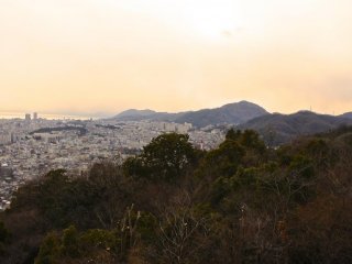 View over to the Himeji side from Venus Bridge