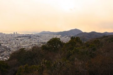 View over to the Himeji side from Venus Bridge