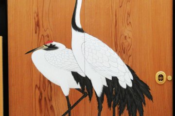 <p>ภาพวาดนกกระเรียน</p>
