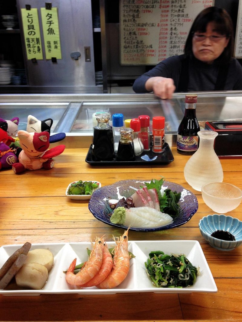 Fish and sake