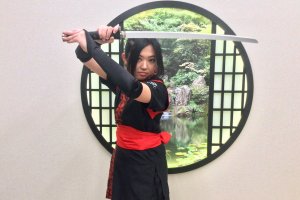 Master Sayaka Oguri, who has trained in martial arts since she was 2 years old