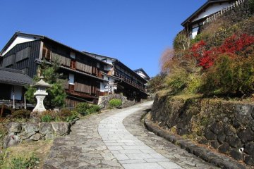 Magome-Tsumago town is a beautiful, hilly town with quaint shops and cafes