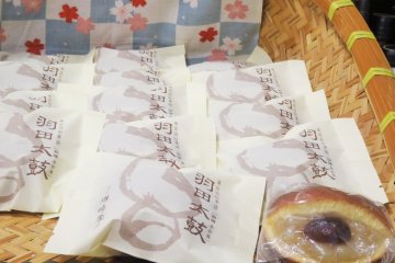 Owner Kenchi Okumura says the dorayaki is the most popular snack