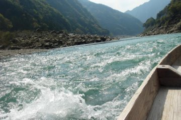 Kumano River is said to be one of Japan's three rivers with the fastest currents