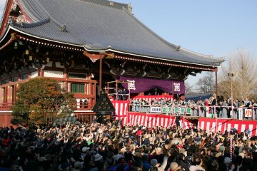 Setsubun at Ikegami Honmonji 2025