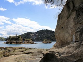 The Niwatori Kojima islets off Hakatajima Island