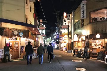 The pedestrian friendly side streets of Nipponbashi