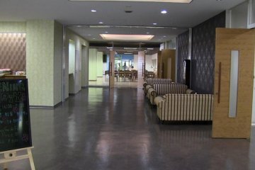 The main floor lobby