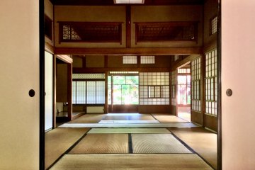 The largest of the tatami rooms
