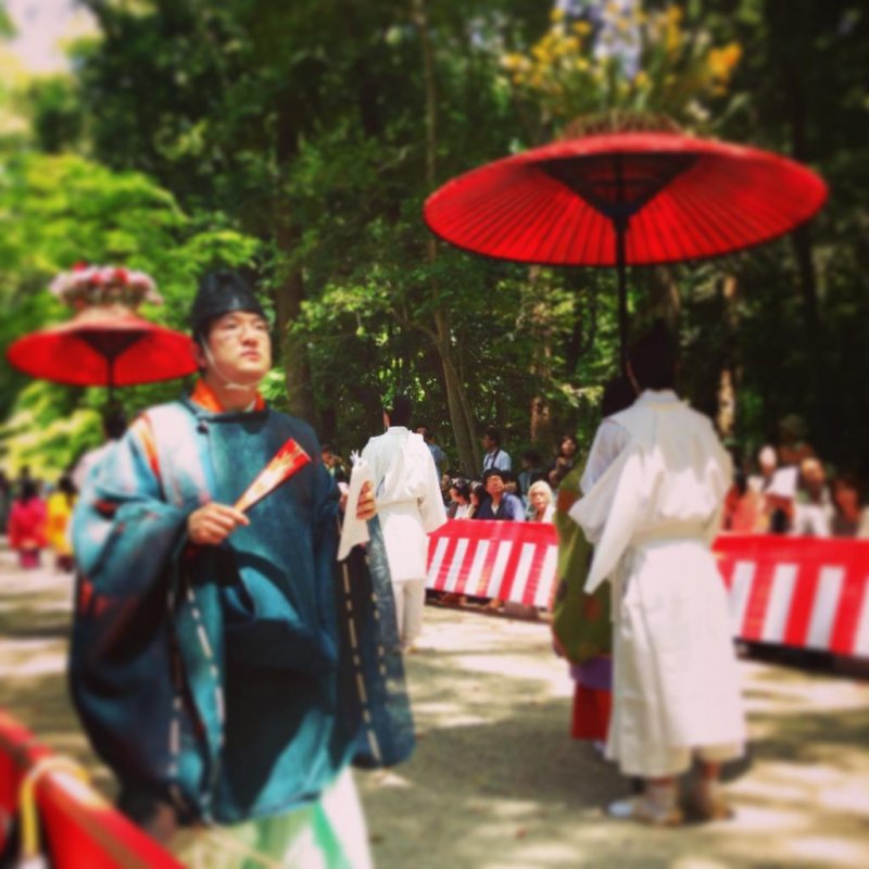 The rebel at Aoi Matsuri, an annual parade held on May 15 in Kyoto