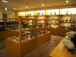 All kinds of tableware on the 1st floor. Perfect for those looking for fine chinaware to give or take home.