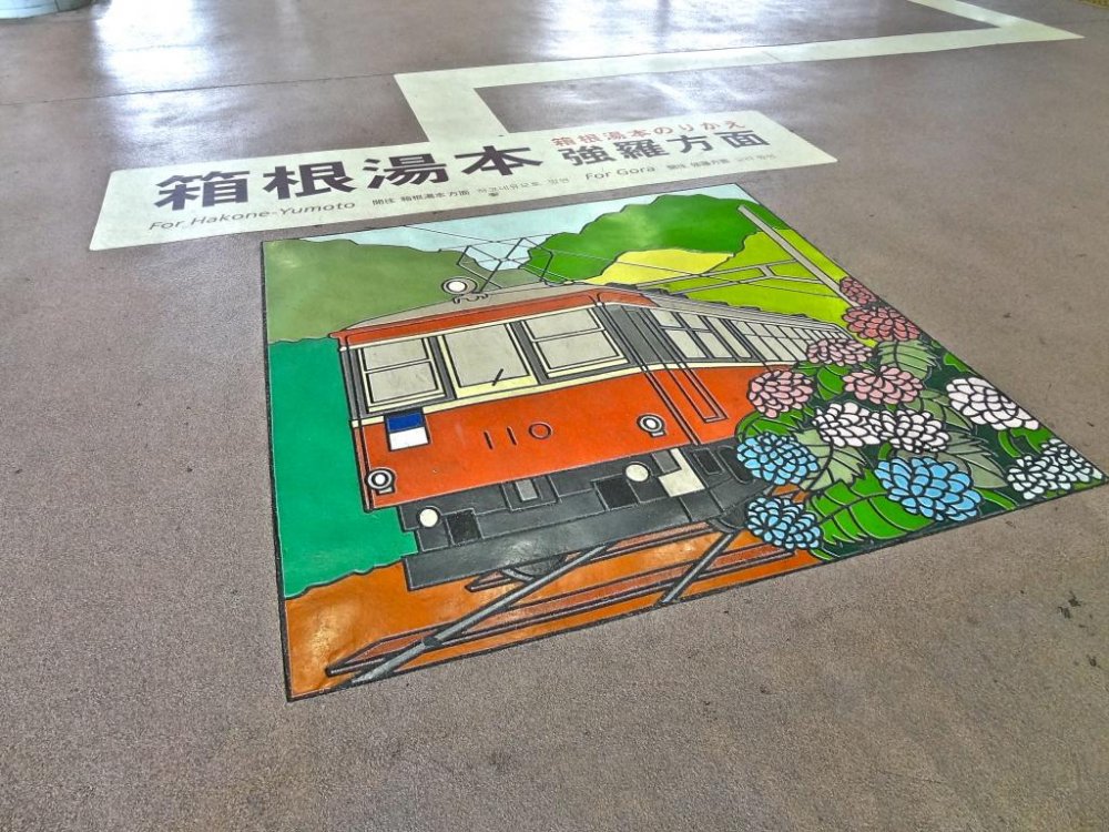 Image on the station floor