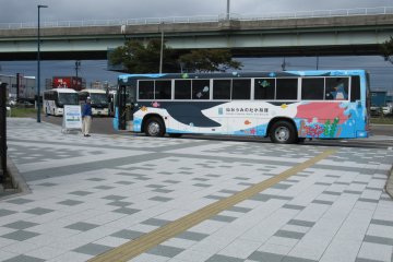 Бесплатный автобус-шатл со станции Накано-сакаэ до аквариума