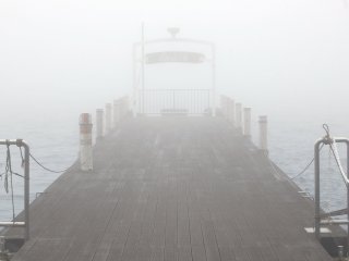 The fog at the lake was absolutely beautiful