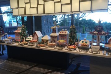 Christmas is the season to indulge. Hilton's sweets buffet in the afternoon is the perfect way to sample everything.