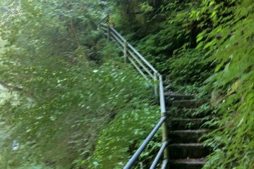 <p>Most of the path is like this, with a safety railing on the valley-side</p>