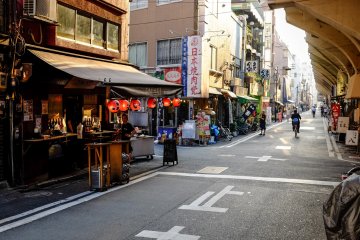 Standing bars and izakayas fill the surrounding streets