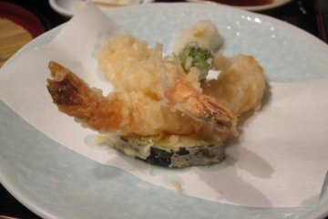 Ebi Shrimp Tempura at Mugendo Omachi Honten Akita City