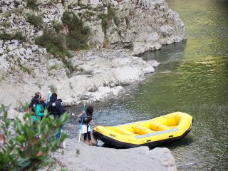 First time rafting