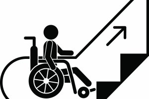 Alteração das escadas-rolantes para a sua cadeira de rodas poder subir para a plataforma da linha de comboio