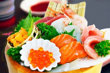 Sora also serve the freshest sashimi