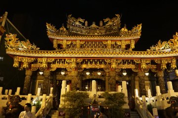 Kanteibyo, a Chinese temple standing gracefully in the heart of Yokohama Chinatown