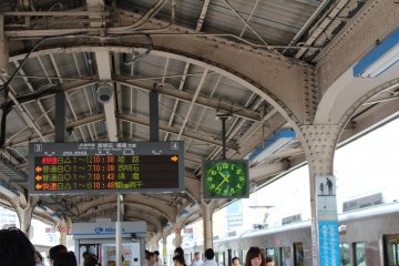 JR Kobe Line to Osaka and Himeji