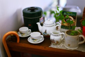 Set minum teh Beatrix Potter yang unik dan bergaya vintage
