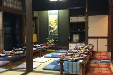 The traditional setting of Ryukin Kanosato