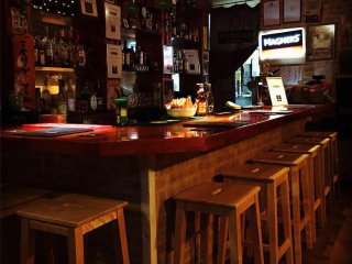The cozy bar